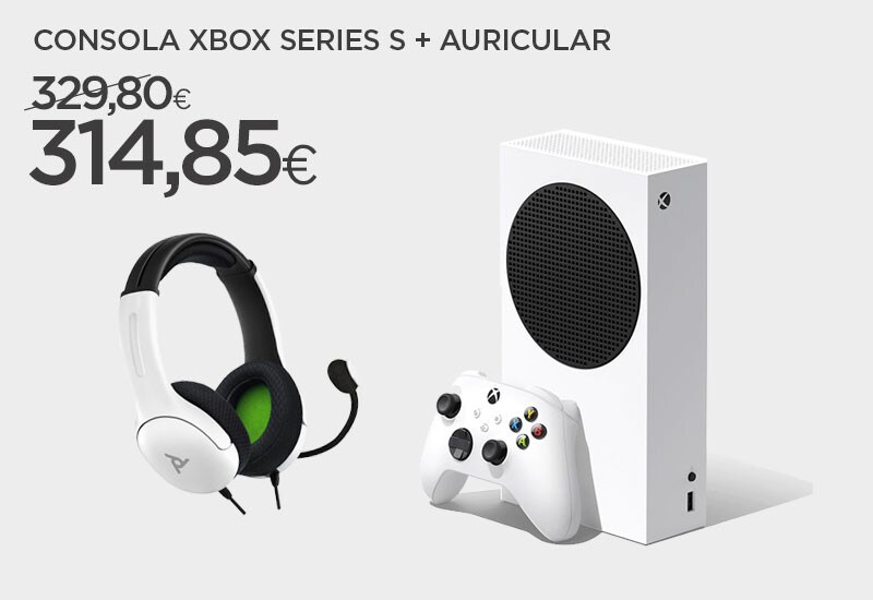CONSOLA XBOX SERIES S + AURICULAR CONSOLA XBOX SERIES S + AURICULAR