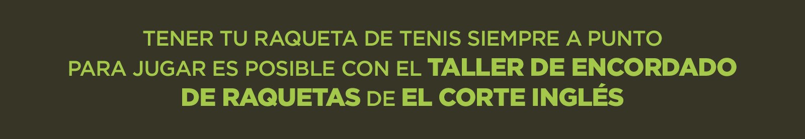Deportes: taller de encordado de raquetas de Tenis Deportes: taller de encordado de raquetas de Tenis