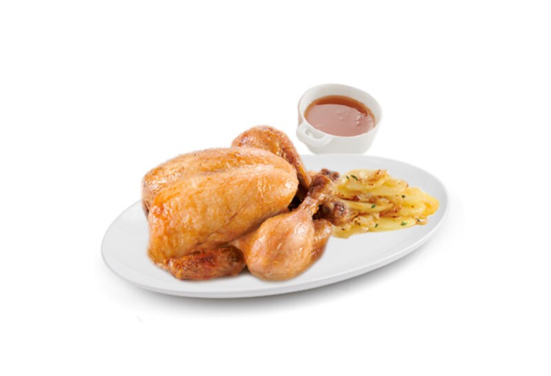 Carnes pollo con patatas Carnes pollo con patatas