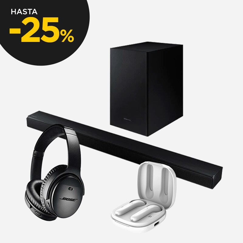 SONIDO HASTA -25% SONIDO HASTA -25%