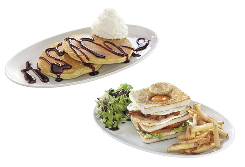 Sandwich y tortitas Sandwich y tortitas