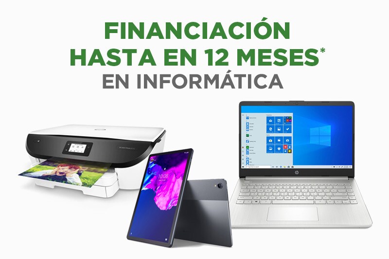 FINANCIACIÓN EN INFORMÁTICA HASTA EN 12 MESES* DEL 23 DE AGOSTO AL 29 DE SEPTIEMBRE DE 2021 - VER CONDICIONES FINANCIACIÓN EN INFORMÁTICA HASTA EN 12 MESES* DEL 23 DE AGOSTO AL 29 DE SEPTIEMBRE DE 2021 - VER CONDICIONES