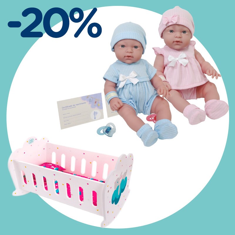 Muñecas bebé y accesorios marca El Corte Inglés -20% Muñecas bebé y accesorios marca El Corte Inglés -20%