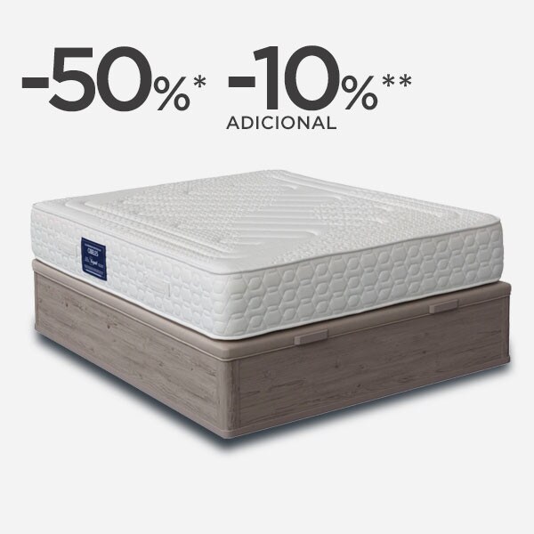 -50%* En todos los colchones y canapés -50%* En todos los colchones y canapés