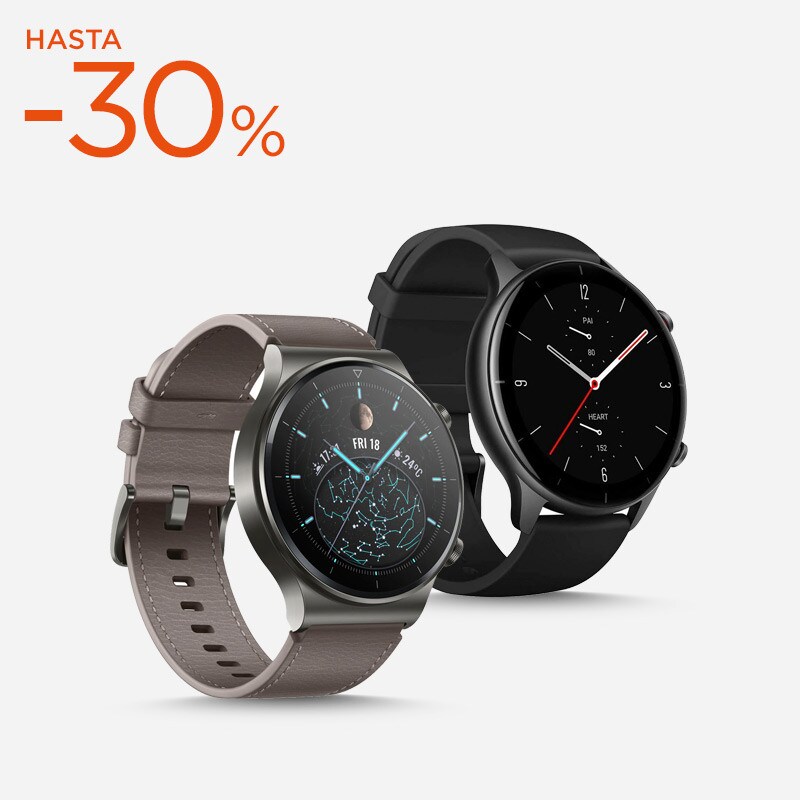 SMARTWATCHES Y PULSERAS DE ACTIVIDAD HASTA -30% SMARTWATCHES Y PULSERAS DE ACTIVIDAD HASTA -30%