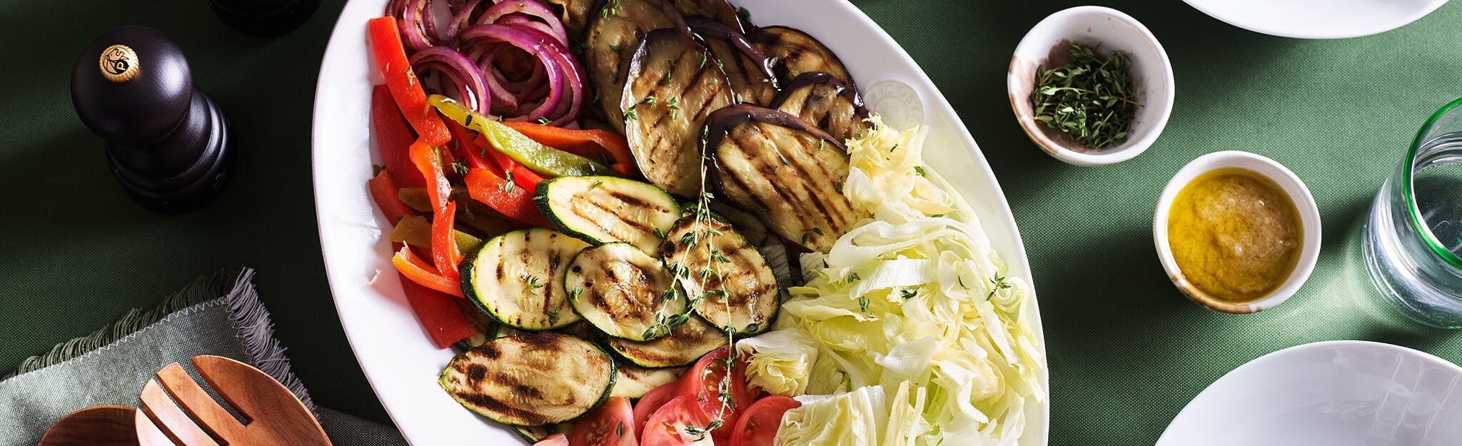 Salada de Legumes Grelhados Salada de Legumes Grelhados