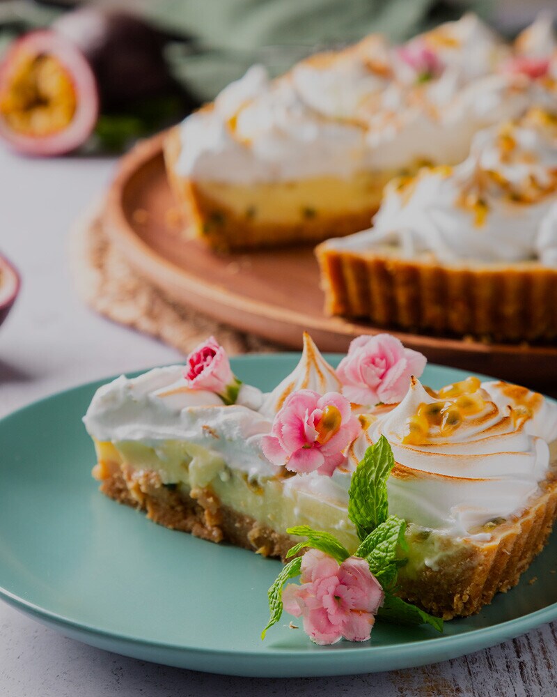 Tarte de Maracujá Merengada Tarte de Maracujá Merengada