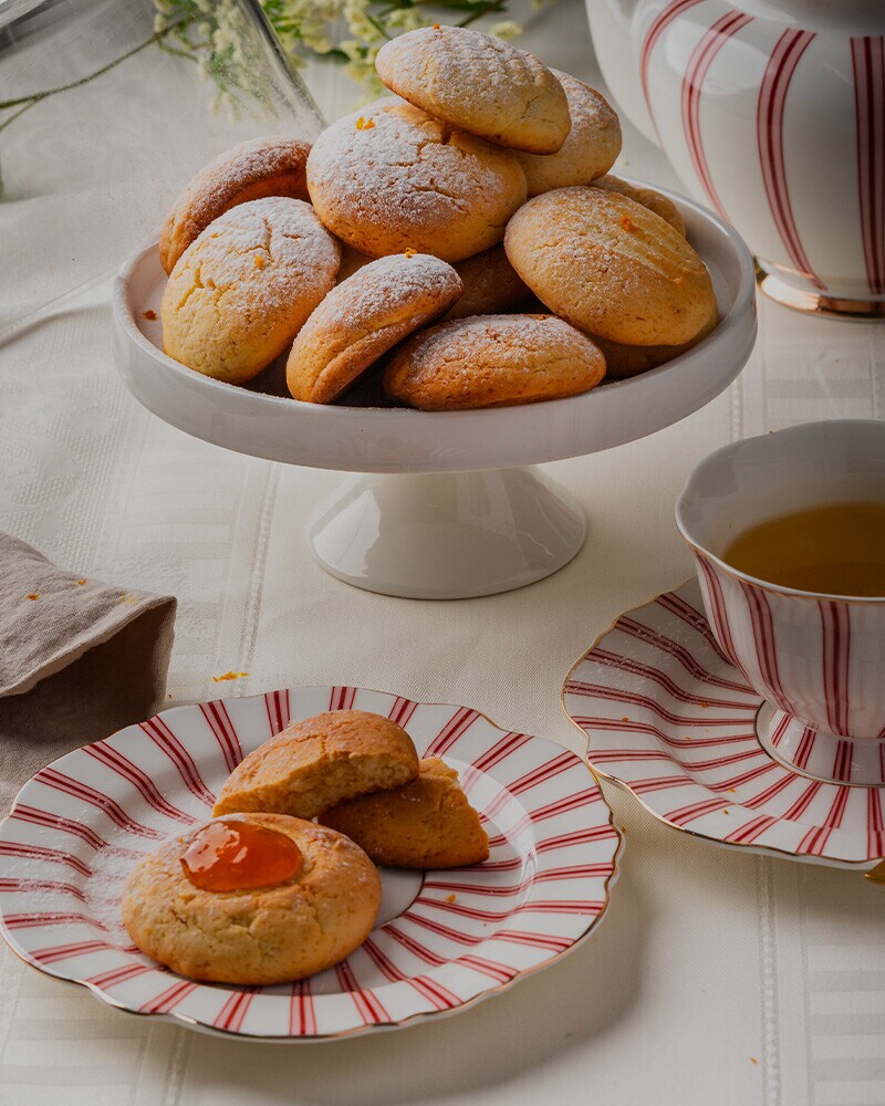 Biscoitos de Flor de Laranjeira Biscoitos de Flor de Laranjeira