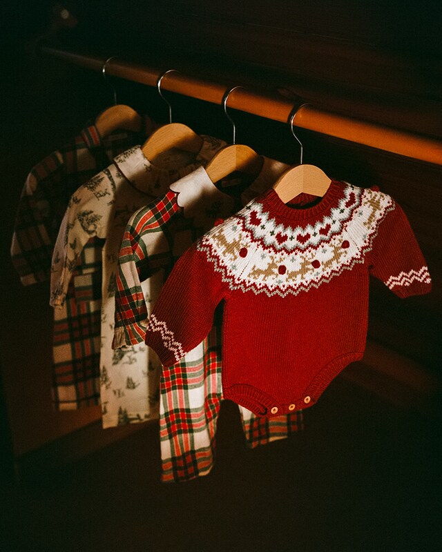 Ropa navideña para el bebé Ropa navideña para el bebé