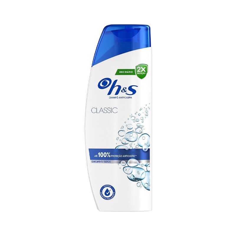 H&S Shampoo Classic embalagem 330 ml H&S Shampoo Classic embalagem 330 ml