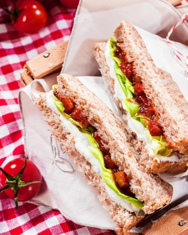 Sandes para disfrutar no piquenique Sandes para disfrutar no piquenique
