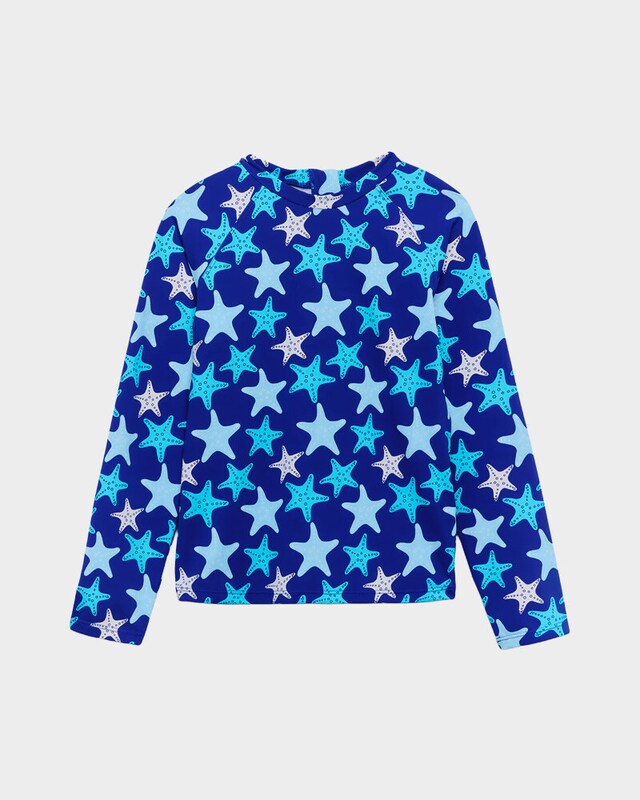 T-shirt UPF+50 às Cores com Estrelas-do-Mar T-shirt UPF+50 às Cores com Estrelas-do-Mar
