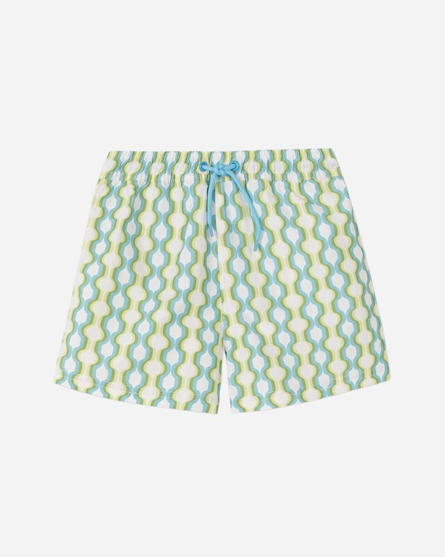 Fato de Banho Infantil com Estampado Geométrico Fato de Banho Infantil com Estampado Geométrico