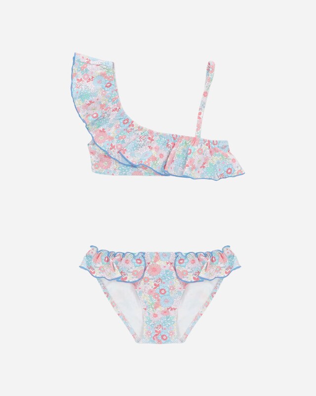Biquíni de Bebé com Estampado de Flores Biquíni de Bebé com Estampado de Flores