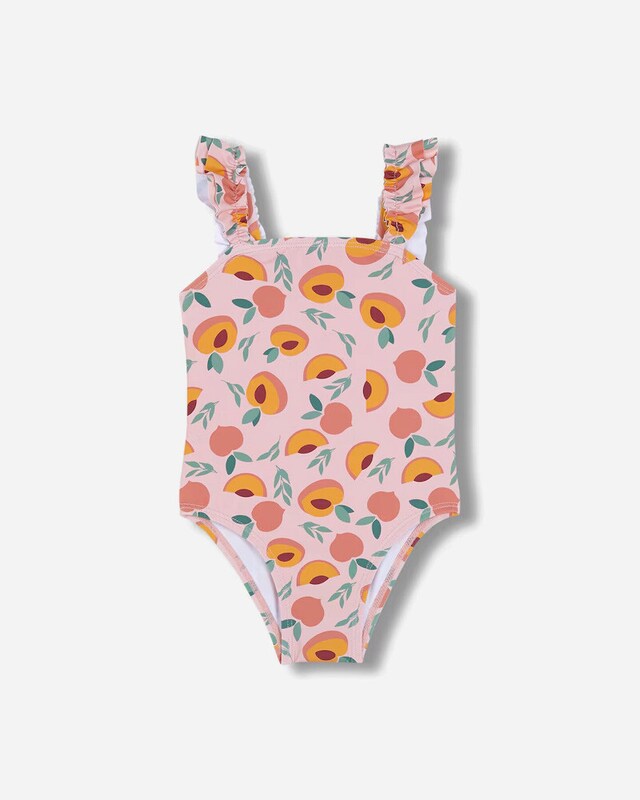 Fato de Banho para Bebé de Pêssegos Fato de Banho para Bebé de Pêssegos