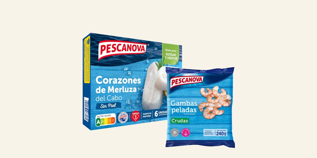 Salmón, merluza y gamba pelada Pescanova Salmón, merluza y gamba pelada Pescanova