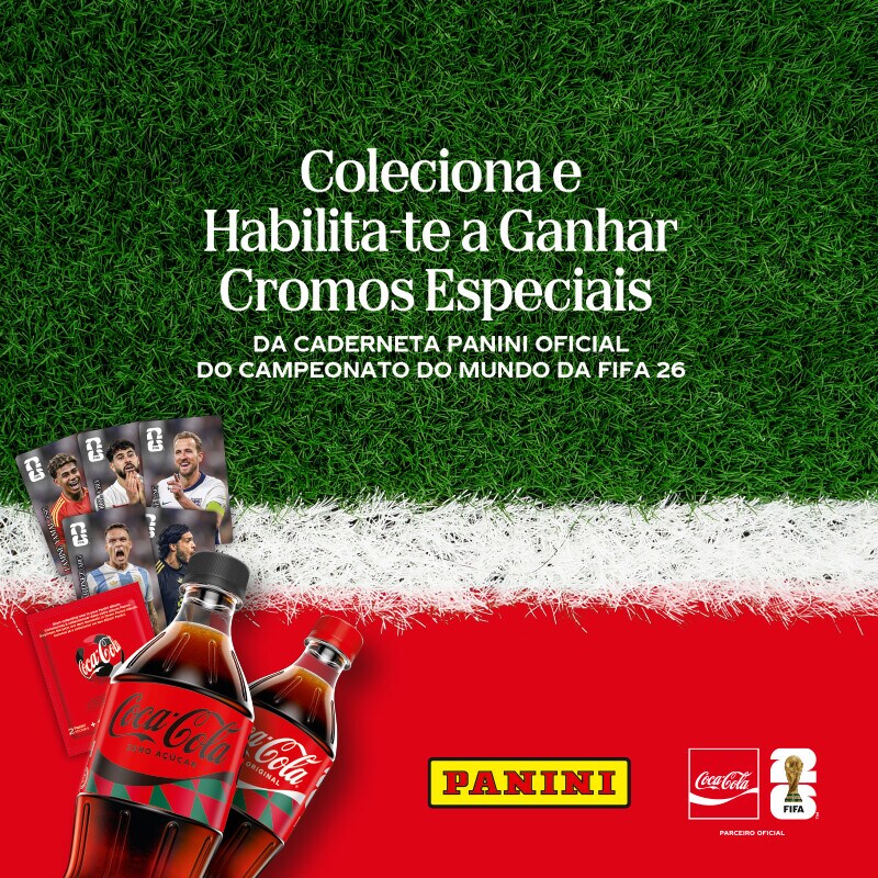 PUB Coca-Cola - Coleciona e Habilita-te a Ganhar Cromos Especiais PUB Coca-Cola - Coleciona e Habilita-te a Ganhar Cromos Especiais