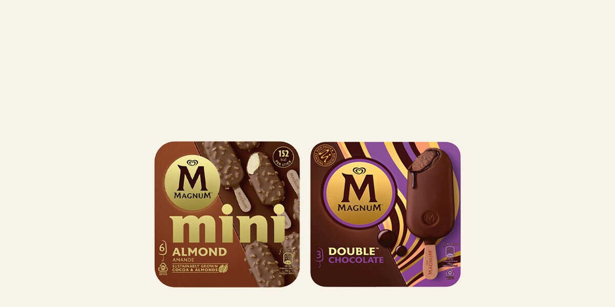 Helados bombones y mini bombones Magnum Double Helados bombones y mini bombones Magnum Double