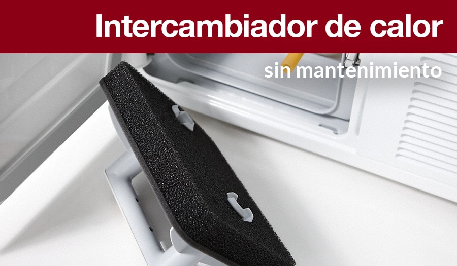 Intercambiador de calor sin mantenimiento