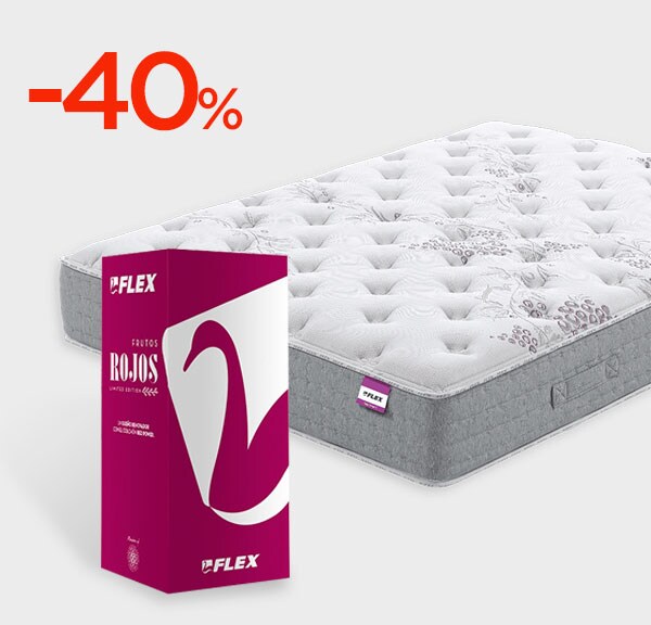 Todos los colchones enrollados de Flex y Dormilon -40% Todos los colchones enrollados de Flex y Dormilon -40%
