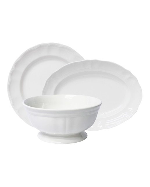 Imagen 0 de Vajilla de 56 piezas Naranco Blanco San Claudio Blanco