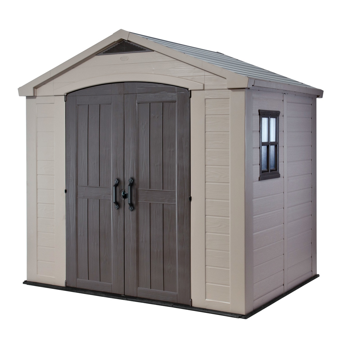 Caseta resina Factor 256x243x182 cm Beige / Marrón-1