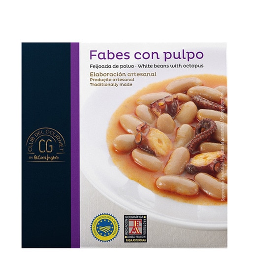 Fabes au poulpe IGP Haricots des Asturies
