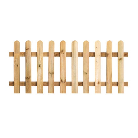 Valla madera pino tratada Forest Style Natural-1