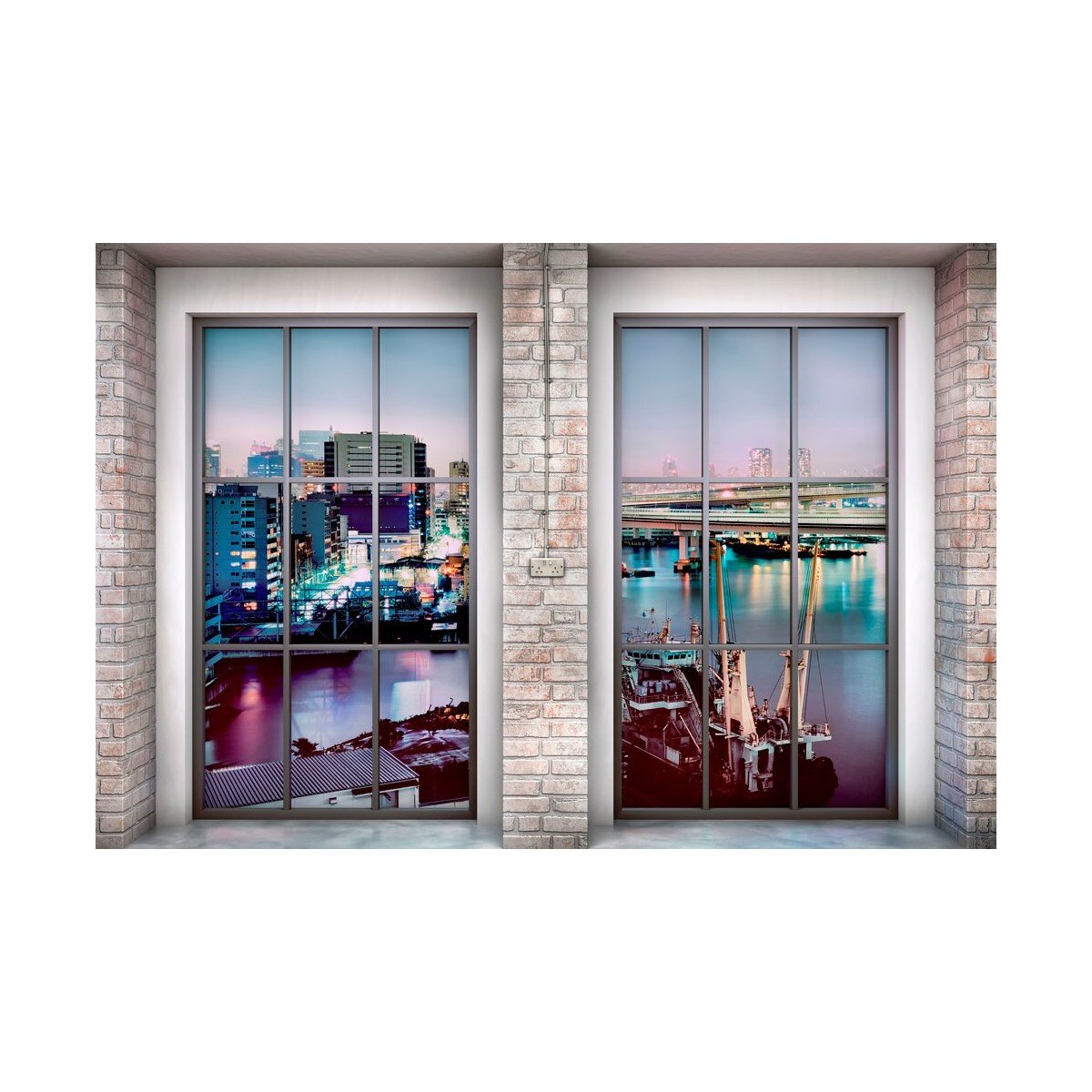 Papel de parede fotográfico Loft La Maison Multicolor-1
