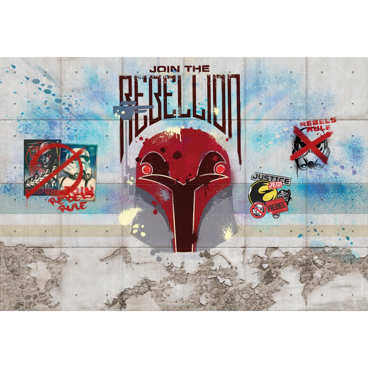 Papel de parede fotográfico Star Wars Rebels Wall La Maison Multicolor-1