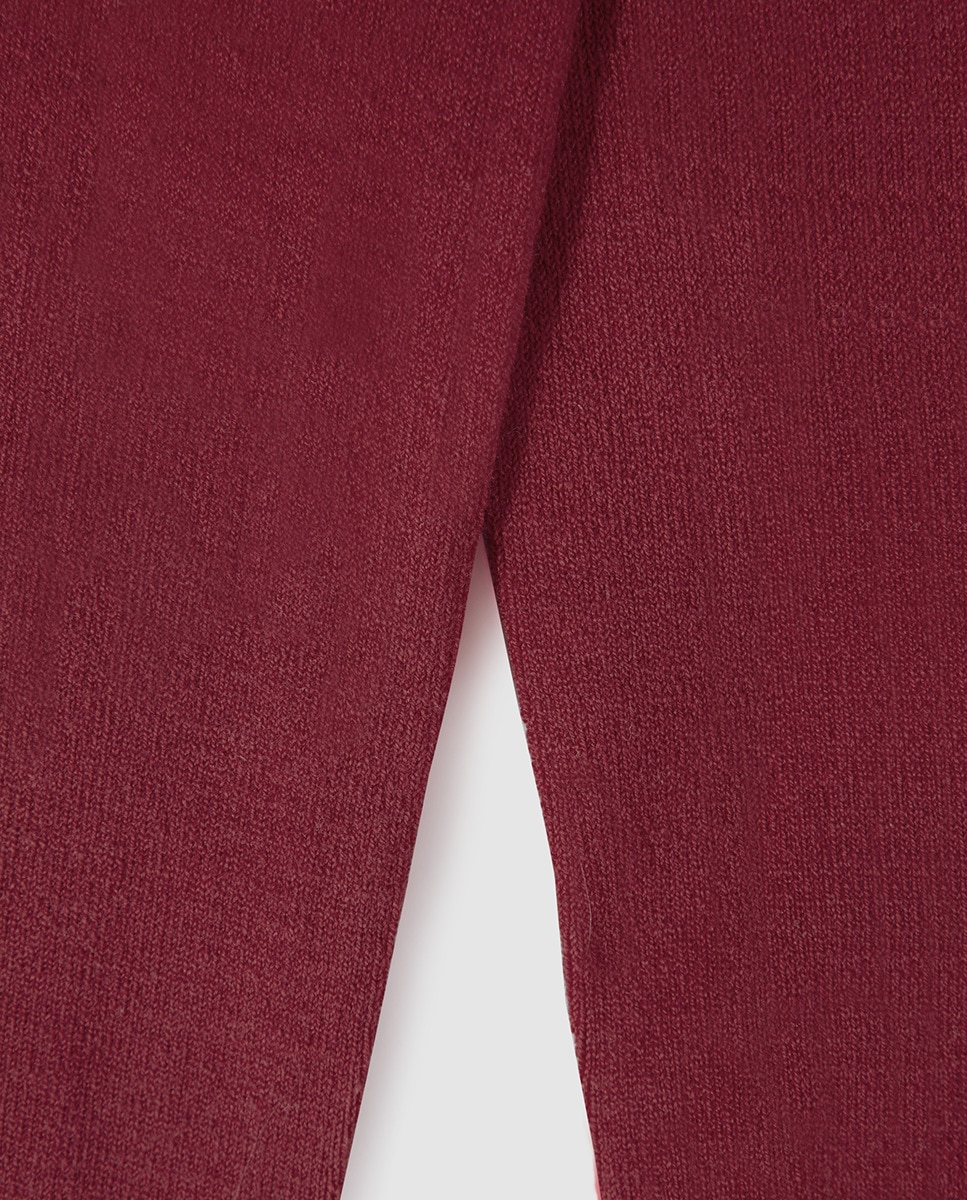 Collants de bebé menina Grená-2