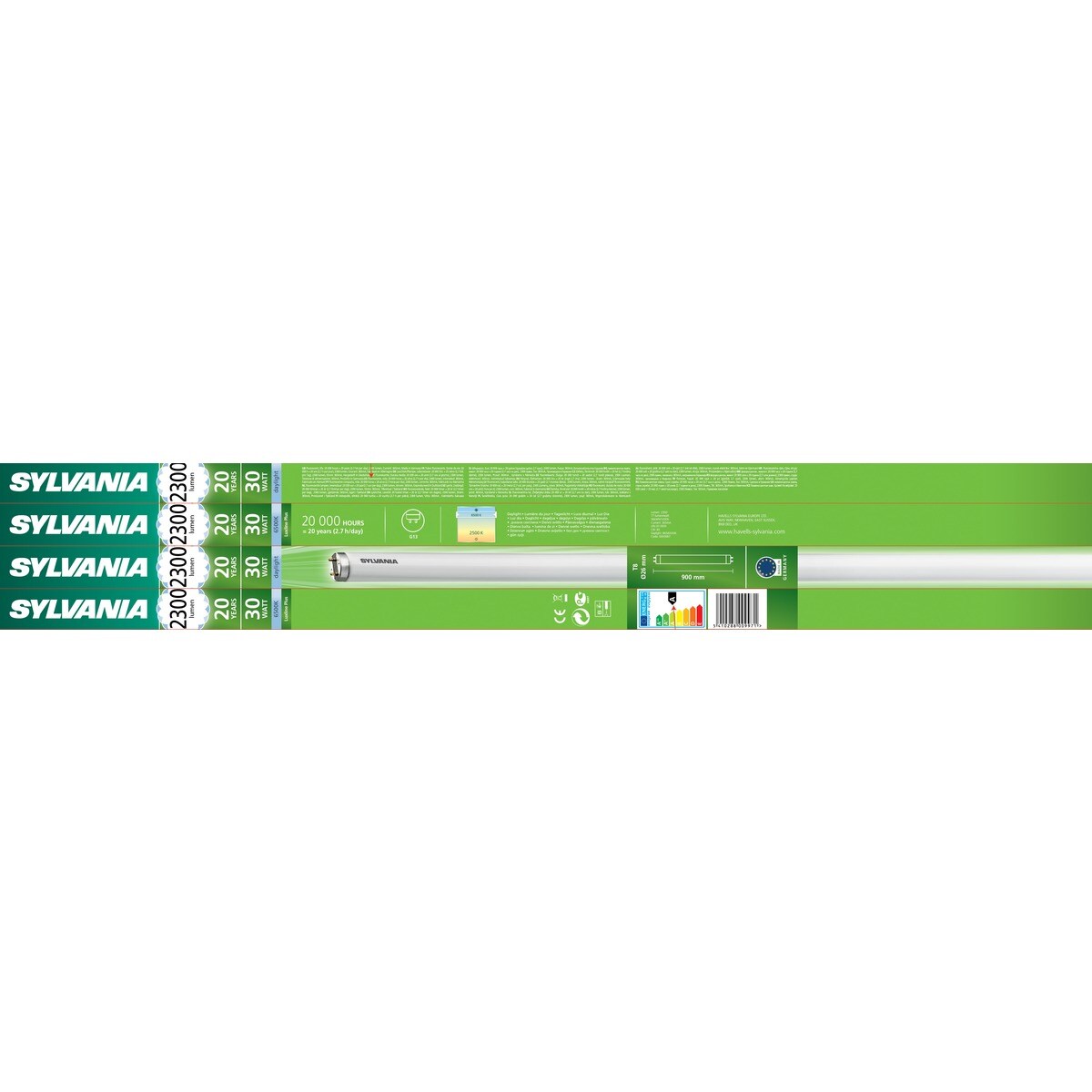 Tubo Fluorescente T8 30 W 2.300 lm 6500 K Luz fría ( >= 5000 K )-2