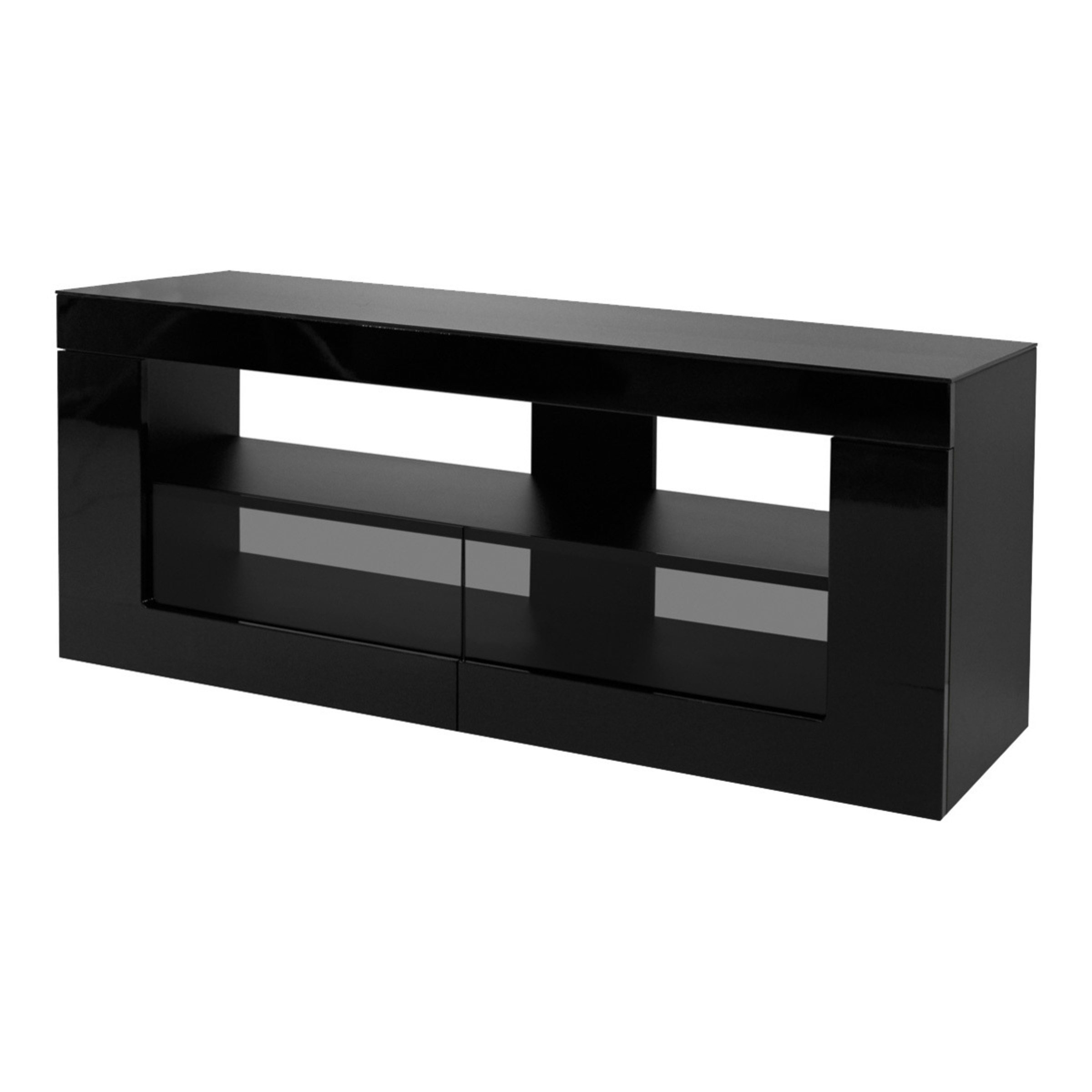 Mesa para TV LCD/LED Gisan PLS-80 hasta 139,7 cm (55'') (Reacondicionado Grado A) Negro-1