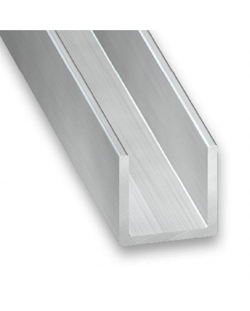 Imagen 0 de Perfil en "U" Aluminio en Bruto 1 m