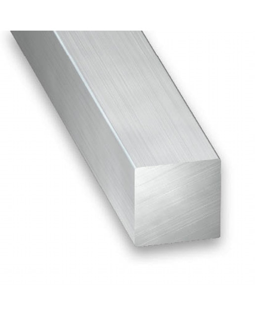 Perfil Cuadrado Aluminio Bruto 1 m 1