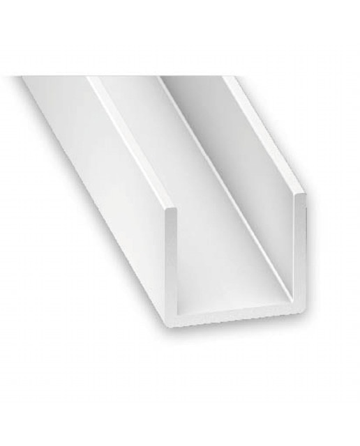 Imagen 0 de Perfil en "U" PVC Blanco 1 m