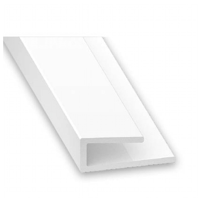 Perfil PVC para Paneles 1 m Blanco-1
