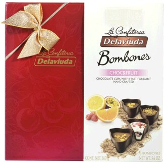 Delaviuda Bombons de Chocolate e Fruta embalagem 160 g