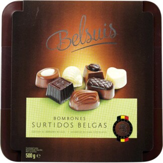 Belsuis Sortido de Bombons Belgas lata 500 g