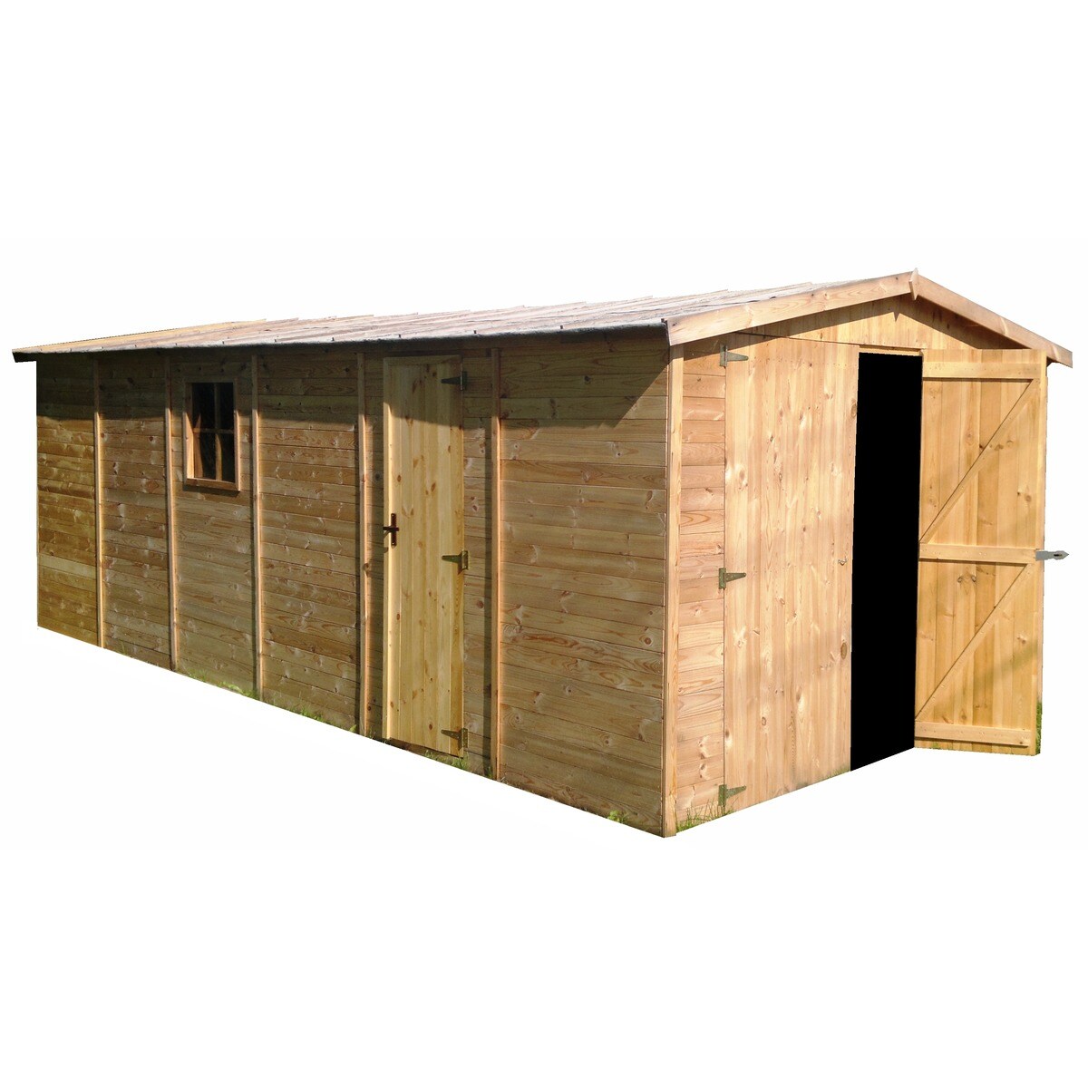 Garaje de madera KT12888 Madera-1