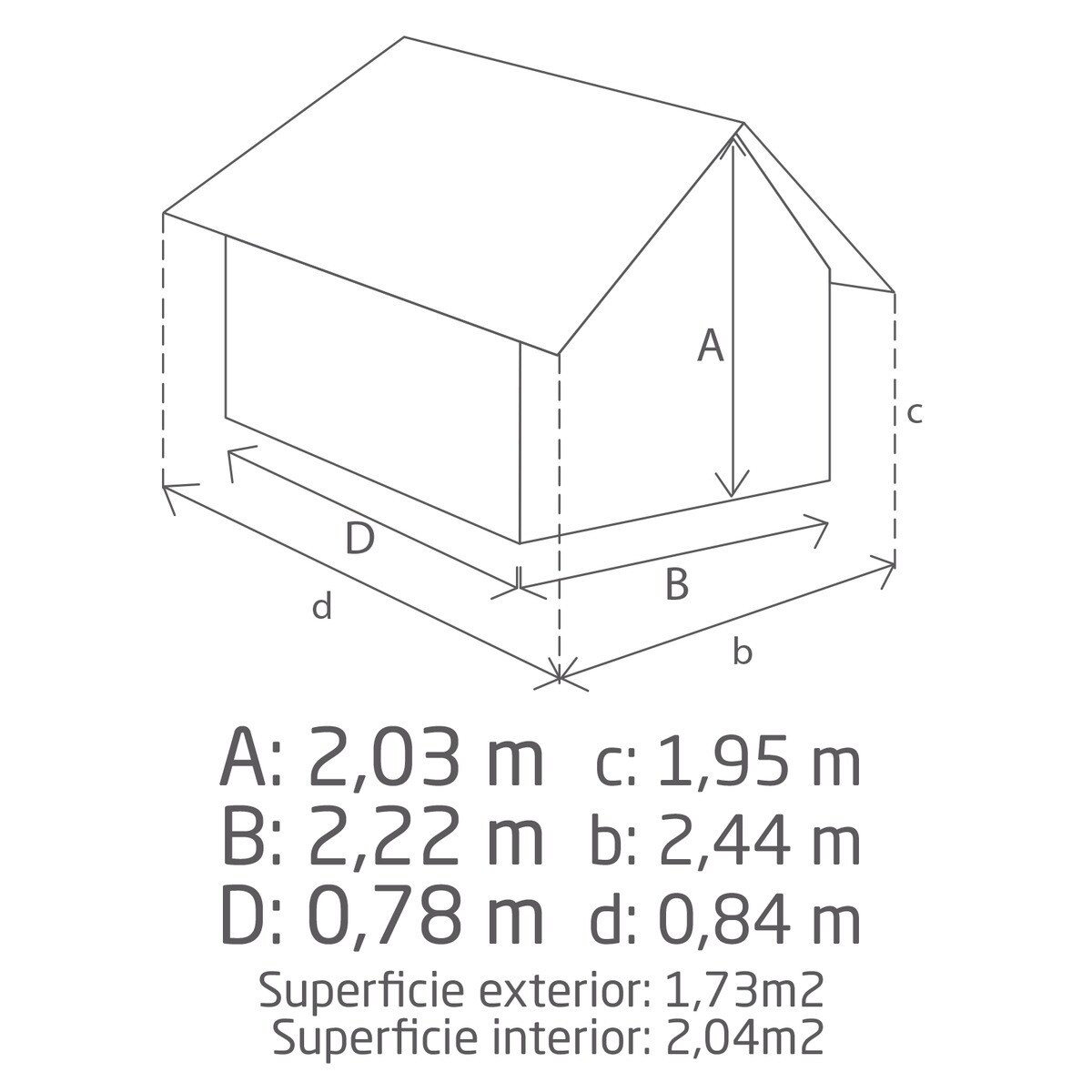 Caseta metálica Europa 2A Gris oscuro metalizado-2
