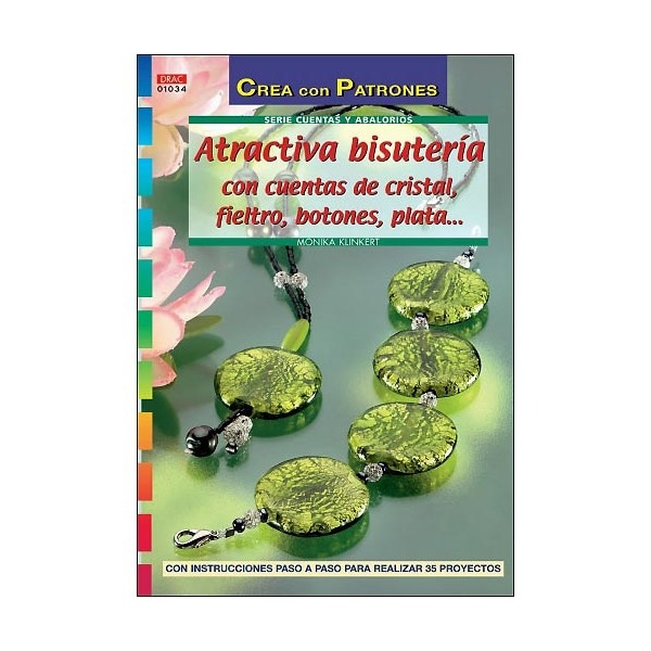 Atractiva Bisuteria: Con Cuentas De Cristal. Fieltro. Botones. Plata 1