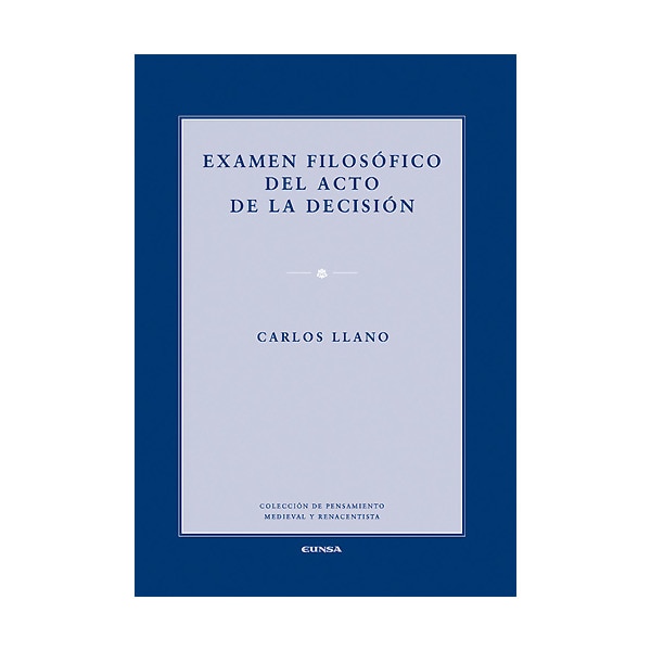 Imagem 0 de Examen Filosófico Del Acto De La Decisión