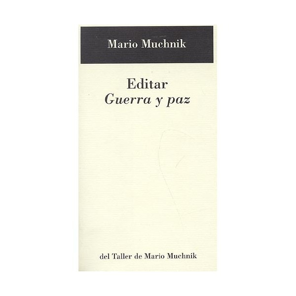 Imagen 0 de Editar guerra y paz (Tapa blanda)