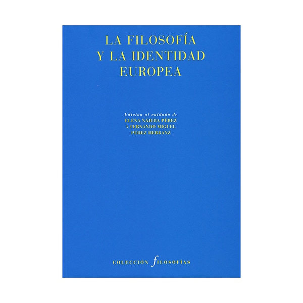 La filosofía y la identidad europea(Tapa blanda) 1