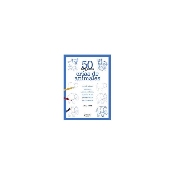 50 dibujos de crías de animales(Tapa blanda) 1