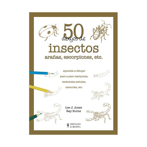 50 dibujos de insectos, arañas, escorpiones, etc. (Capa mole) 1