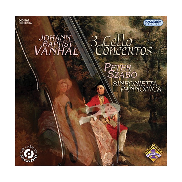 Imagen 0 de Vanhal: Tres conciertos para cello (CD)