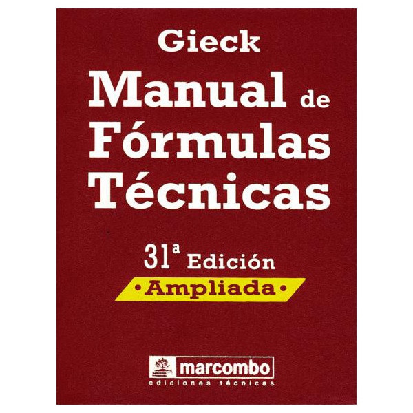 Manual de Formulas Técnicas -31ª Edición (Capa mole) 1