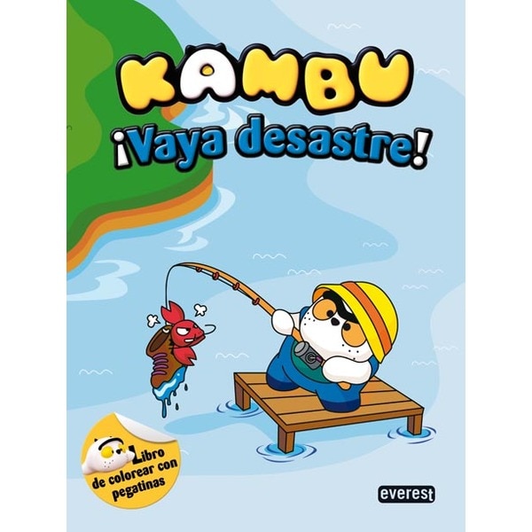 Kambu. ¡Vaya desastre! Libro de colorear con pegatinas (Capa mole) 1